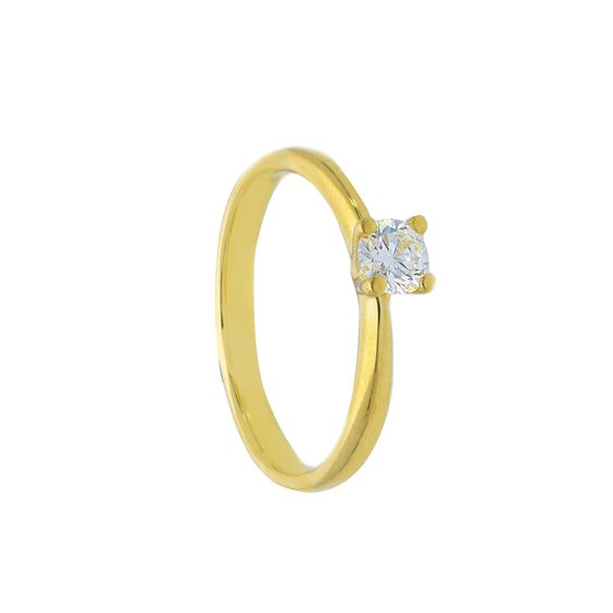 Anello Gazzola Gioielli Donna in Oro giallo Diamante 0.30 Ct BGA30030HB - BGA30030HB